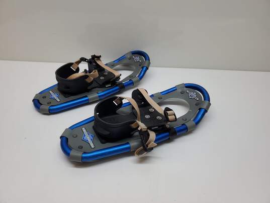 Youth L.L. Bean Winter Walker Snow Shoes Blue Sz Approx. 7x16 In. image number 1