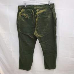 Filson Burnished Olive Green Cotton Pants Size 36 alternative image