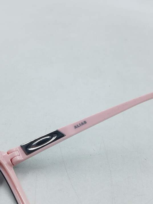 Oakley Alias Pink Browline Eyeglasses image number 6
