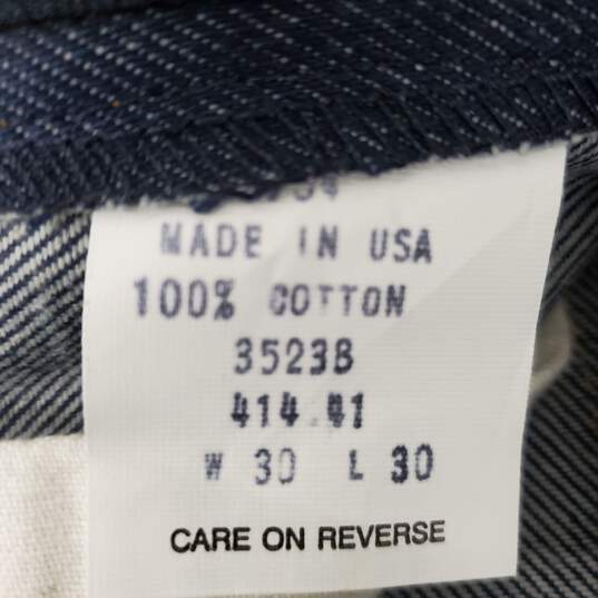 Saddle King MN's 100% Cotton Blue Denim Jeans Size 30 x 30 image number 4