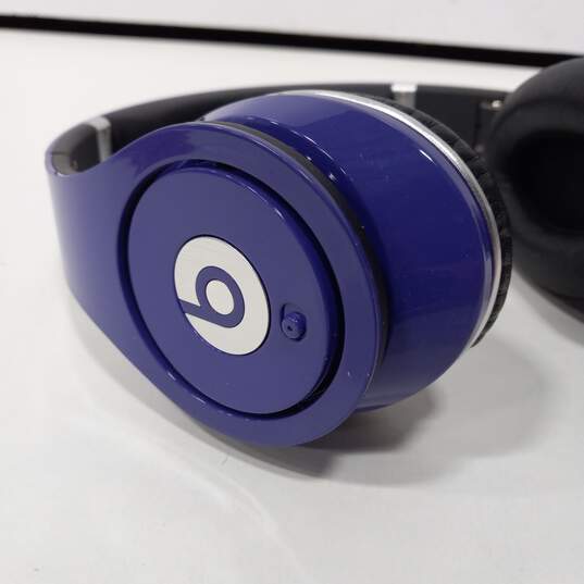 Beats by Dr. Dre Purple Headphones w/Case and Cables image number 4