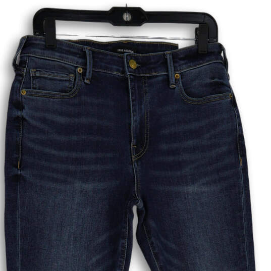 NWT Womens Blue Denim Medium Wash High Rise Super Skinny Jeans Size 30W image number 3