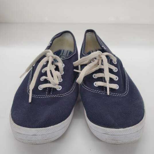 Keds Women's Lace Up Sneaker Shoes Size 8.5-Navy Blue image number 2