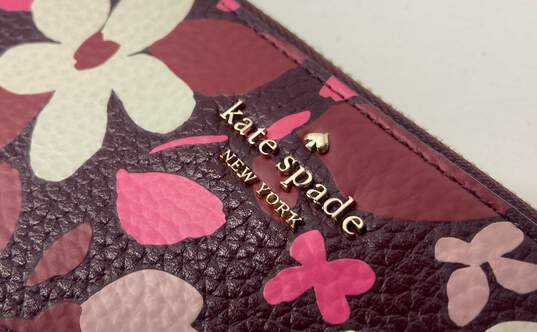 Kate Spade Jackson Floral Print Zip Around Wallet Multicolor image number 2