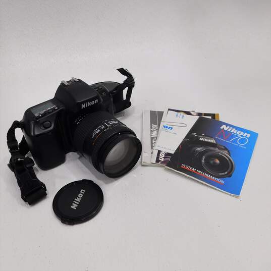 Nikon N70 35mm Film Camera w/ AF Zoom Nikkor Lens 35-70mm image number 1