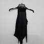 Black Sleeveless Fringe Bodysuit image number 1