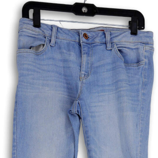 Womens Blue Denim Medium Wash Straight Leg Jeans Size 4 image number 3