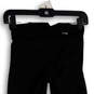 Womens Black Flat Front Elastic Waist Climalite Cropped Leggings Size XS image number 3