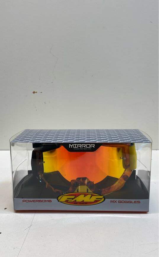 FMF Powerbomb MX Goggles Spark Mirror Red Lens F-50200-2526 image number 5