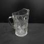Medallion Clear Cut Glass Pitcher image number 1