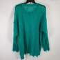 Anthropologie Women Green Knit Sweater SZ L NWT image number 3