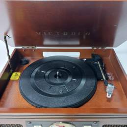 Victrola Record Player Music Center with Bluetooth Model VTA-600B alternative image