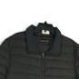 Michael Kors Mens Green Mock Neck Long Sleeve Full-Zip Quilted Jacket Size L image number 3