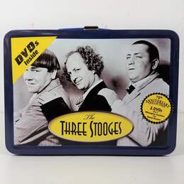 The Three Stooges Tin lunch box DVD Collector set