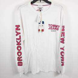 Tommy Hilfiger Men White NY Brooklyn T Shirt XL NWT