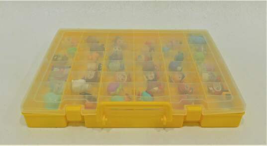 Set of Forty-Six (46) Disney Doorables Minifigures w/ Plastic Carrying Case image number 1