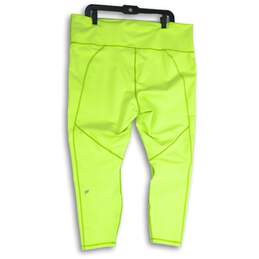 Fabletics Womens Lime Green Elastic Waist Pull-On Cropped Legging Size 3X alternative image