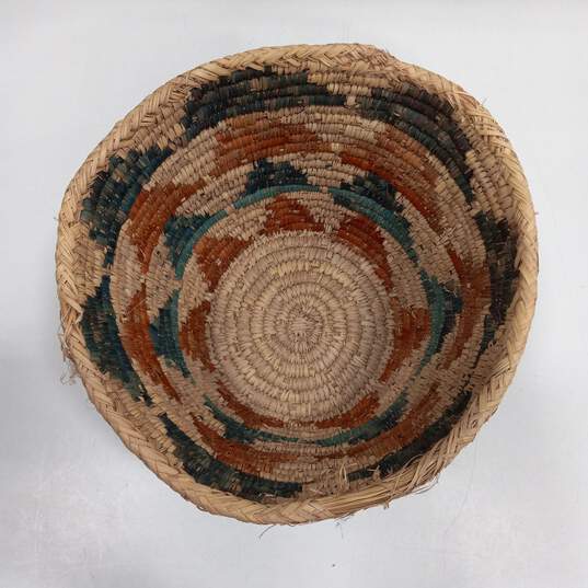 Handmade Colorful Woven Basket image number 3