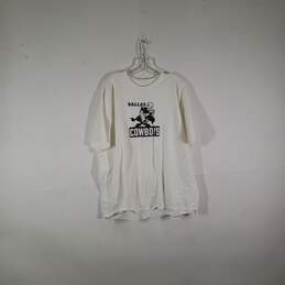 Mens Dallas Cowboys Football-NFL Crew Neck Short Sleeve Pullover T-Shirt Sz 2XL