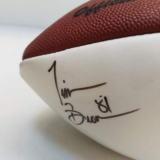 Wilson NFL Football Signed by Tim Brown - Oakland Raiders image number 3