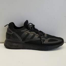 Adidas ZX 2K Boost Pharrell Triple Black Future Athletic Shoes Men's Size 13