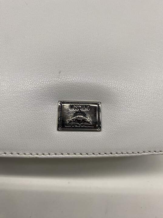 Moschino White Leather Bag image number 3