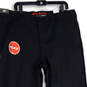 NWT Mens Black Flat Front Relaxed Fit Straight Leg Carpenter Pants Sz 38X32 image number 3