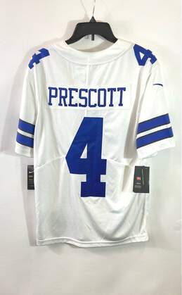 Nike NFL Cowboys Prescott #4 White Jersey - Size Medium alternative image