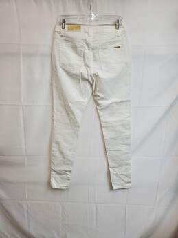 MICHAEL Michael Kors White Izzy Skinny Mid Rise Jeans WM Size 6 NWT alternative image