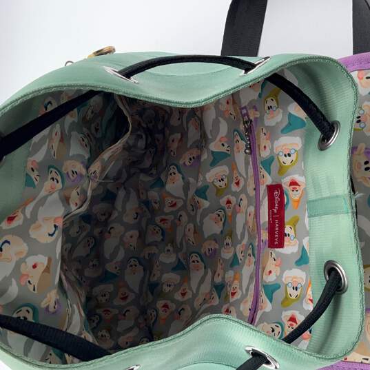 Womens Multicolor Adjustable Shoulder Strap Inner Pocket Convertible Backpack image number 3