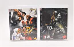 2 Sony PlayStation 3 PS3 Korean Games Street Fighter 4, Demon's Souls