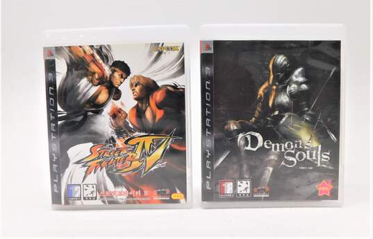 2 Sony PlayStation 3 PS3 Korean Games Street Fighter 4, Demon's Souls image number 1