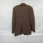 Vintage Christian Dior Men's Brown Tweed Wool Blazer Jacket Size 40 image number 2