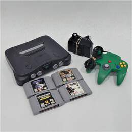 Nintendo 64 w/4 Games and One Controller
