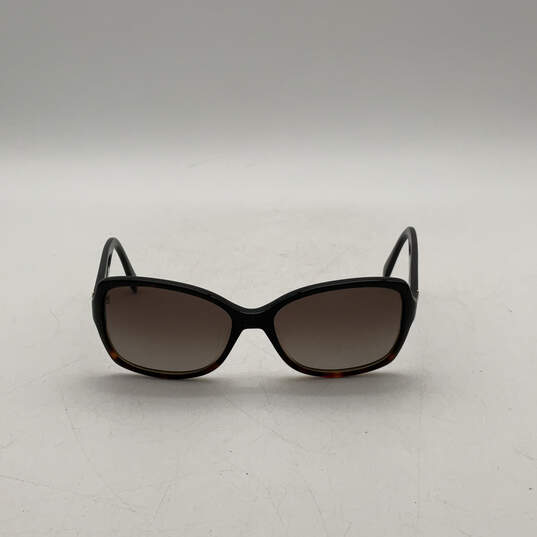 Womens Ayleen WR7LA Brown Frame Full Rim Rectangular Sunglasses With Case image number 2