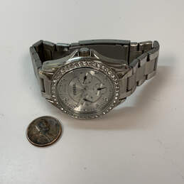 Designer Fossil ES-3202 Cubic Zirconia Chronograph Dial Analog Wristwatch alternative image