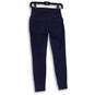 Womens Blue Denim Dark Wash Tapered Leg Pull-On Jegging Jeans Size 26 image number 2