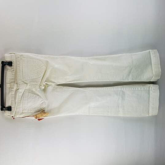 True Religion Women White Flare Jeans 25 NWT image number 2
