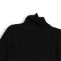 NWT St. John's Bay Womens Black Knitted Turtleneck Pullover Sweater Size XL image number 3