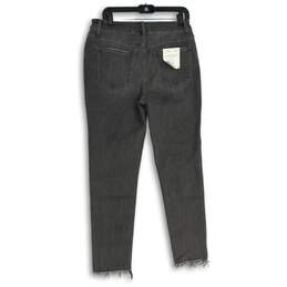 NWT Flying Monkey Womens Gray 5-Pocket Design Skinny Leg Jeans Size 31 alternative image