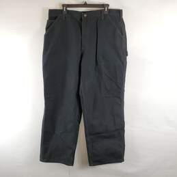 Carhartt Men Black Pants Sz 38X30