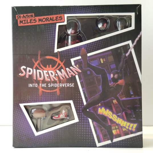 SV Action Miles Morales 5.1in SpiderMan Verse Collectible Figure Marvel Universe IOB image number 5