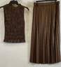 Marc NY Women's Brown 2 Piece Skirt Set- S NWT image number 2