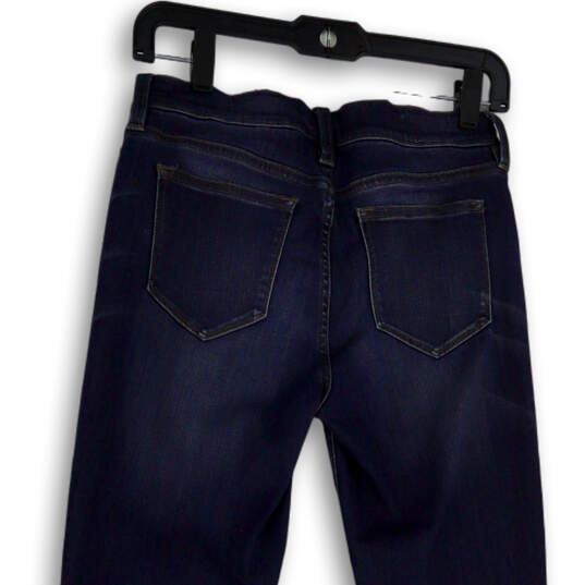 Womens Blue Reid Medium Wash Pockets Denim Skinny Leg Jeans Size 27 image number 4