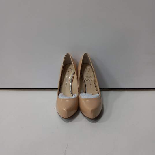 Jessica Simpson Women's Parisah Beige Platform Stiletto Heel Pumps Size 7M image number 1