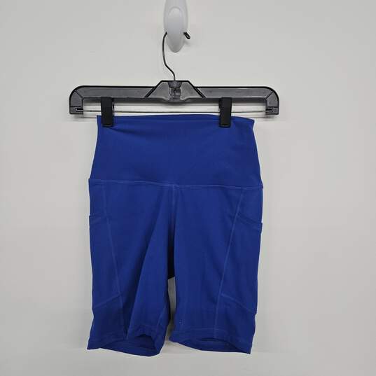 Safire Blue Athletic Shorts image number 1