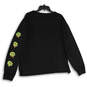 Womens Black Graphic Print Crew Neck Long Sleeve Pullover Sweatshirt Sz 3X image number 2