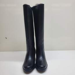 Clarks Hollis Moon Black Leather Calf Boots Women's Size 6.5 alternative image