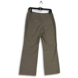 APT. 9 Womens Brown Flat Front Welt Pocket Straight Leg Dress Pants Size 6P alternative image