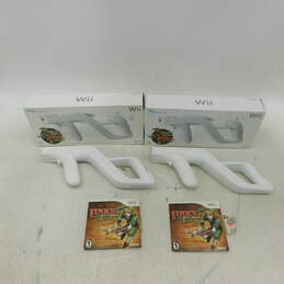 2 Nintendo Wii Zappers w/ Links Crossbow Training in Boxes alternative image